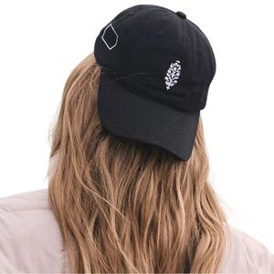 NWT Free People Movement Logo Baseball Cap Black